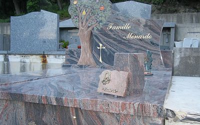 Monument et habillage d’un caveau